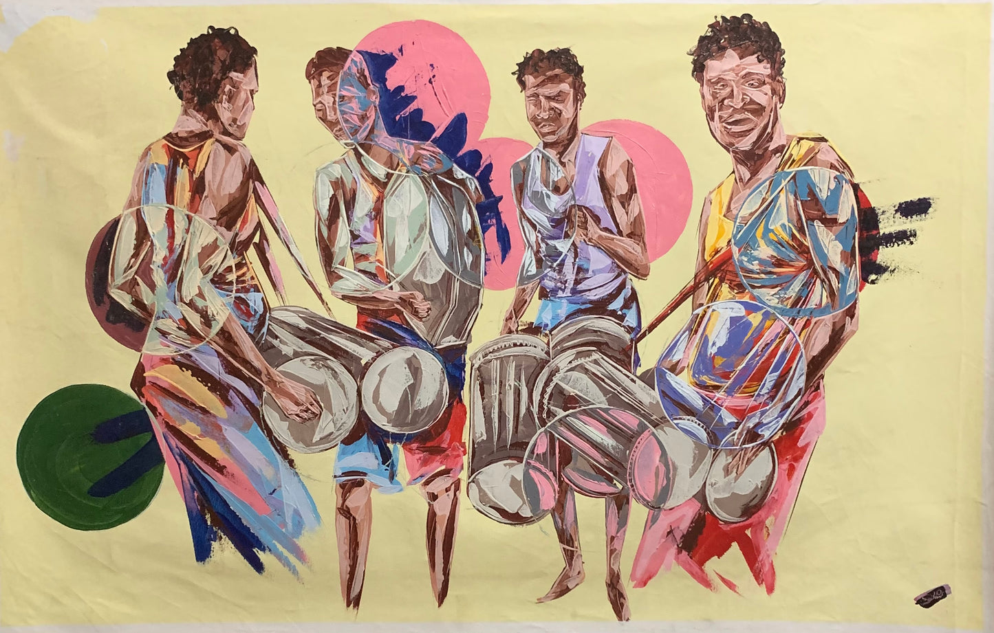 Exclusive - Abstract Art - Young African Drummers