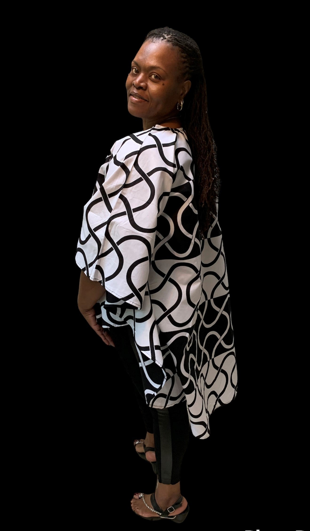 Black & White Hi-Lo Top