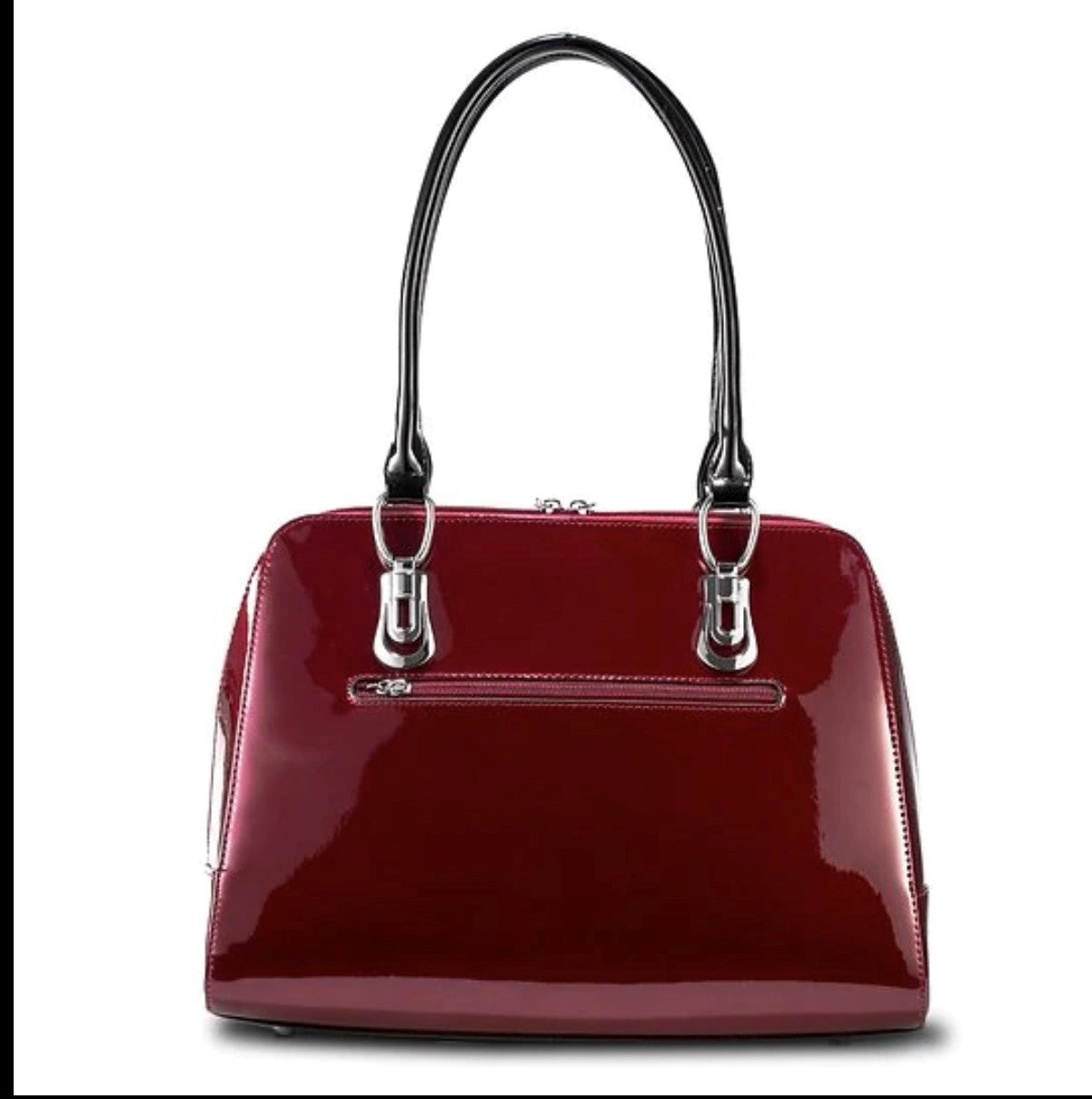 DIANA RED LEOPARD PRINT LEATHER HANDBAG