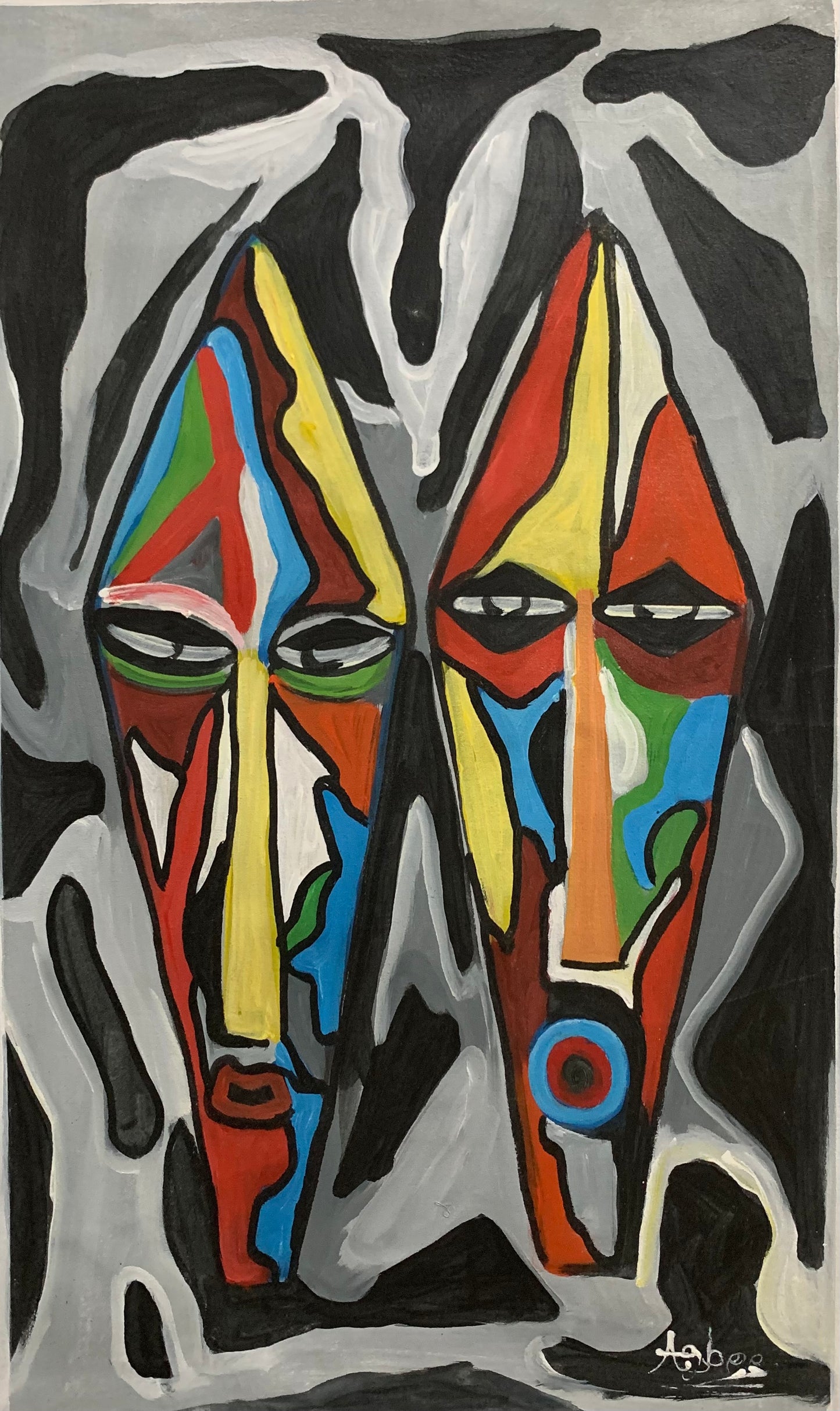 Exclusive - Abstract Art - Masks