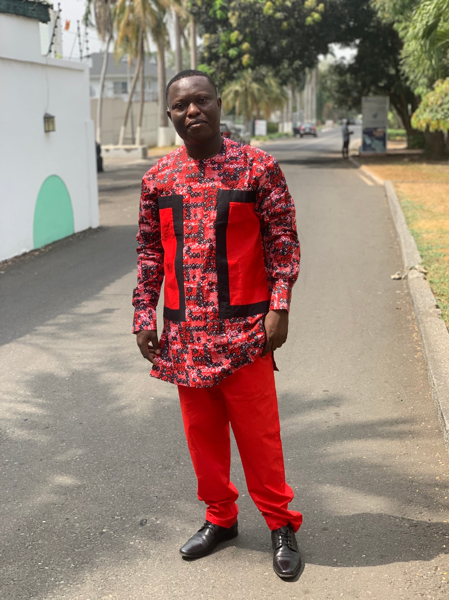 Men's 2 Piece African Print Suits