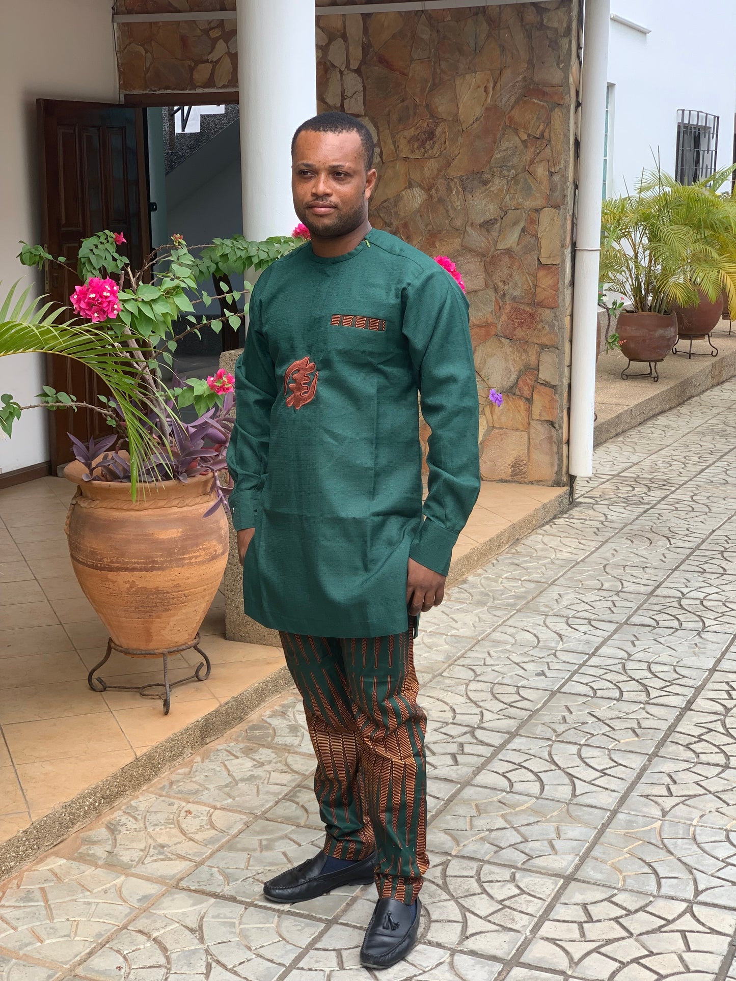 Men's 2 Piece African Print Suits