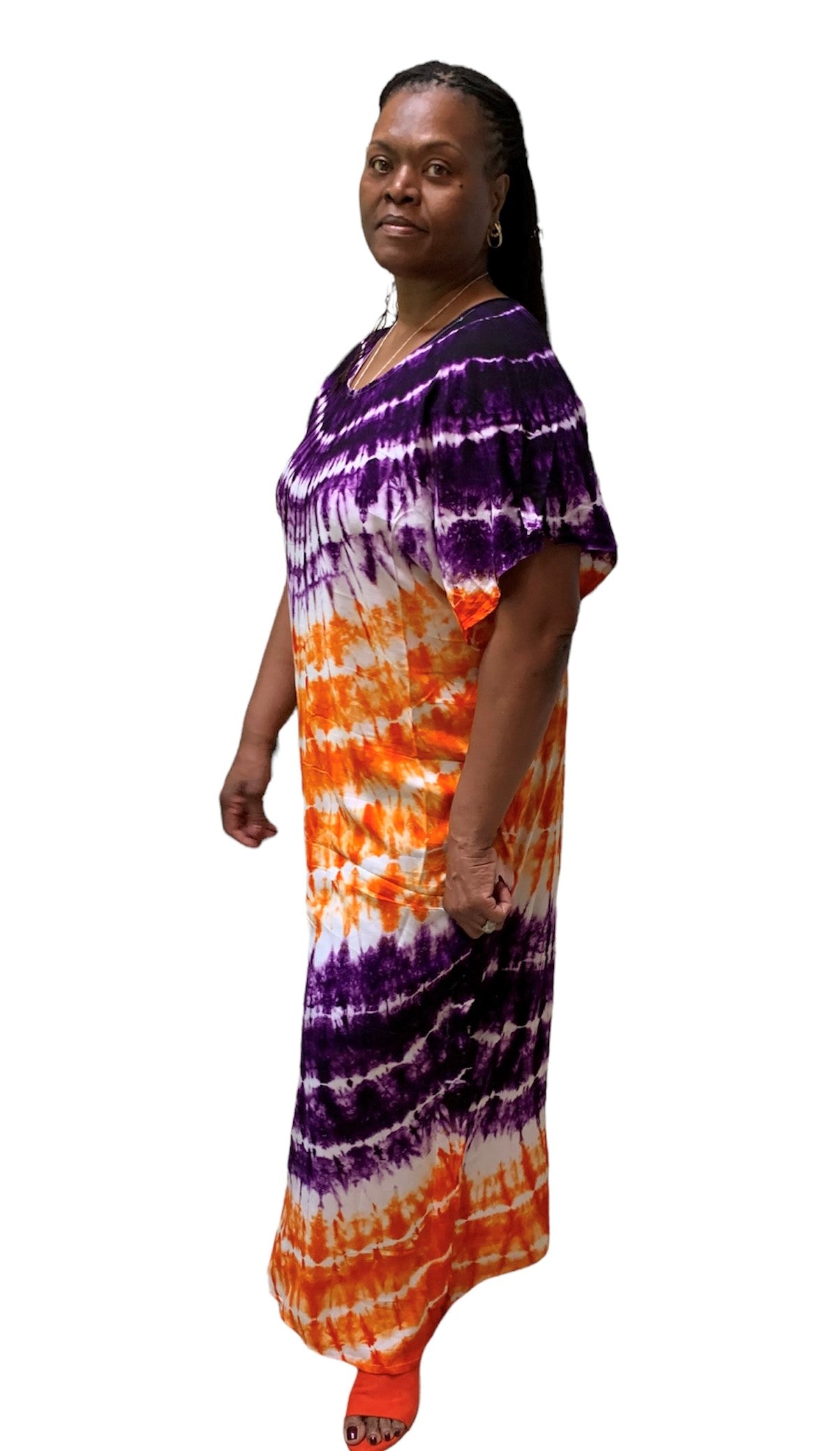 NWOT TORRID BERRY PURPLE TIE-DYE offers CHALLIS DRAWSTRING MAXI DRESS